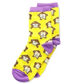 Monkey-No Evil Socks (Ages 6mo - 5 Years)