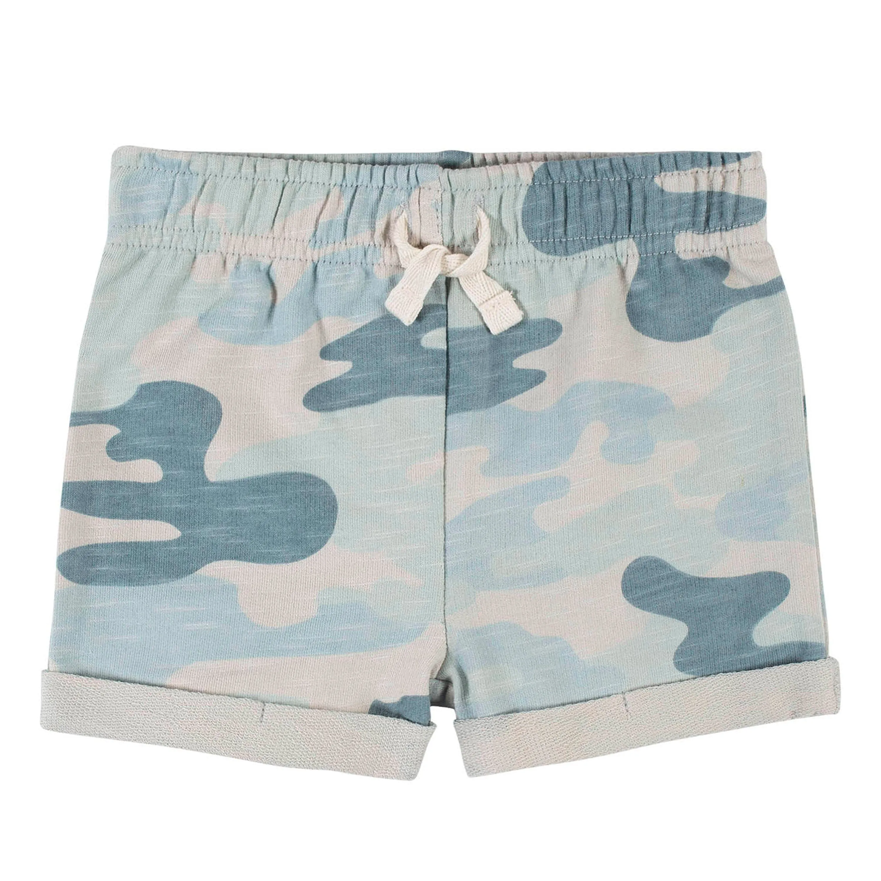 2-Pack Baby Boys Blue Camo Shorts