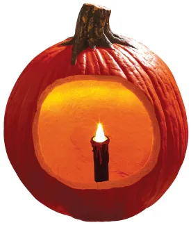 3" LED Flicker Candle for Pumpkins