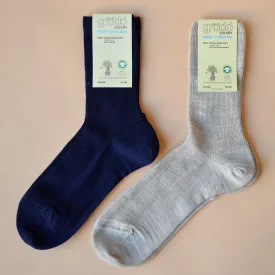 Adults Fine Socks in 100% Organic Wool - Without Elastic (37-46)