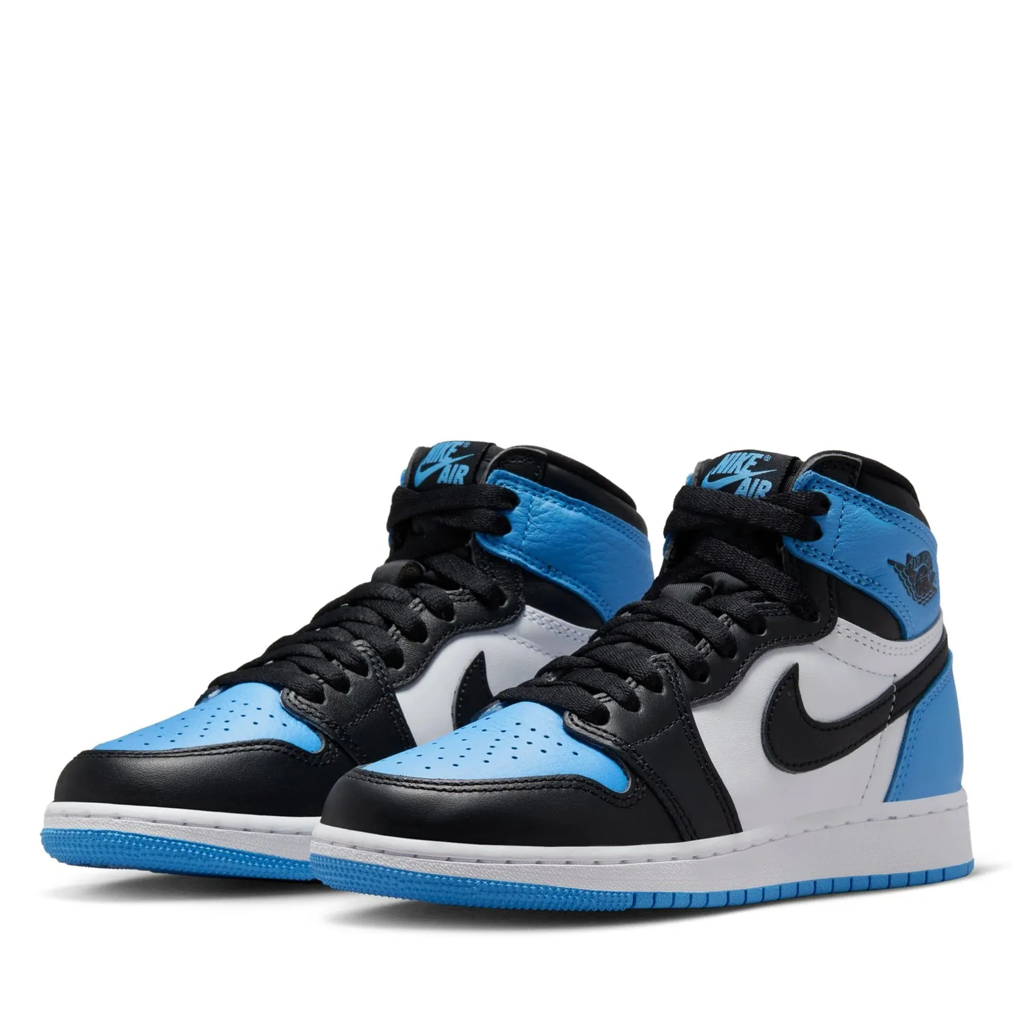 Air Jordan 1 Retro High OG GS UNC Toe University Blue Black White