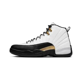 Air Jordan 12 Retro Royalty White Black Metallic Gold