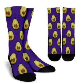 Avocado Pattern Socks