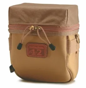 Beta Camera Pouch - Khaki Canvas / Tan Leather / 12