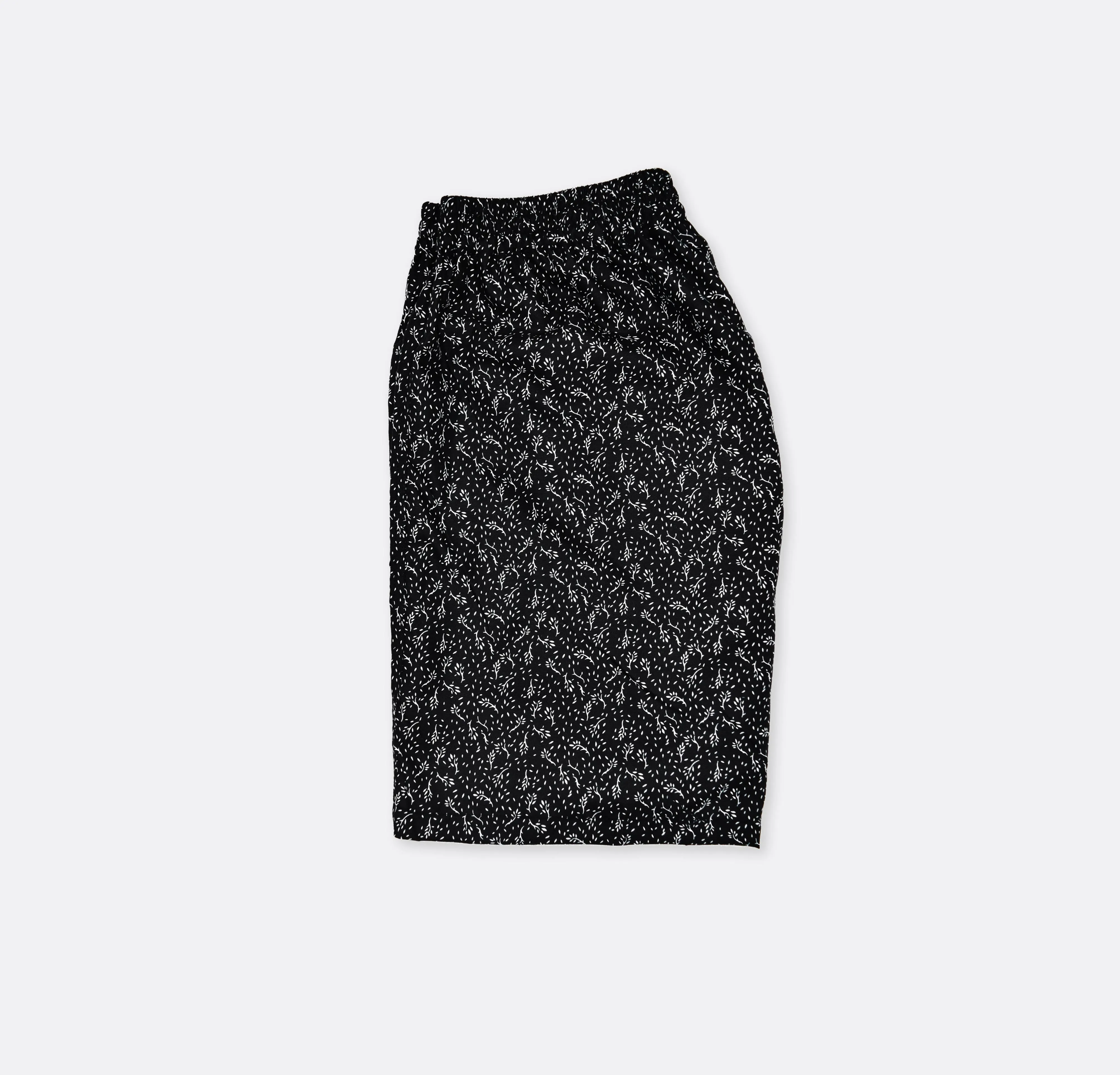 Boxer short - Black leaf print