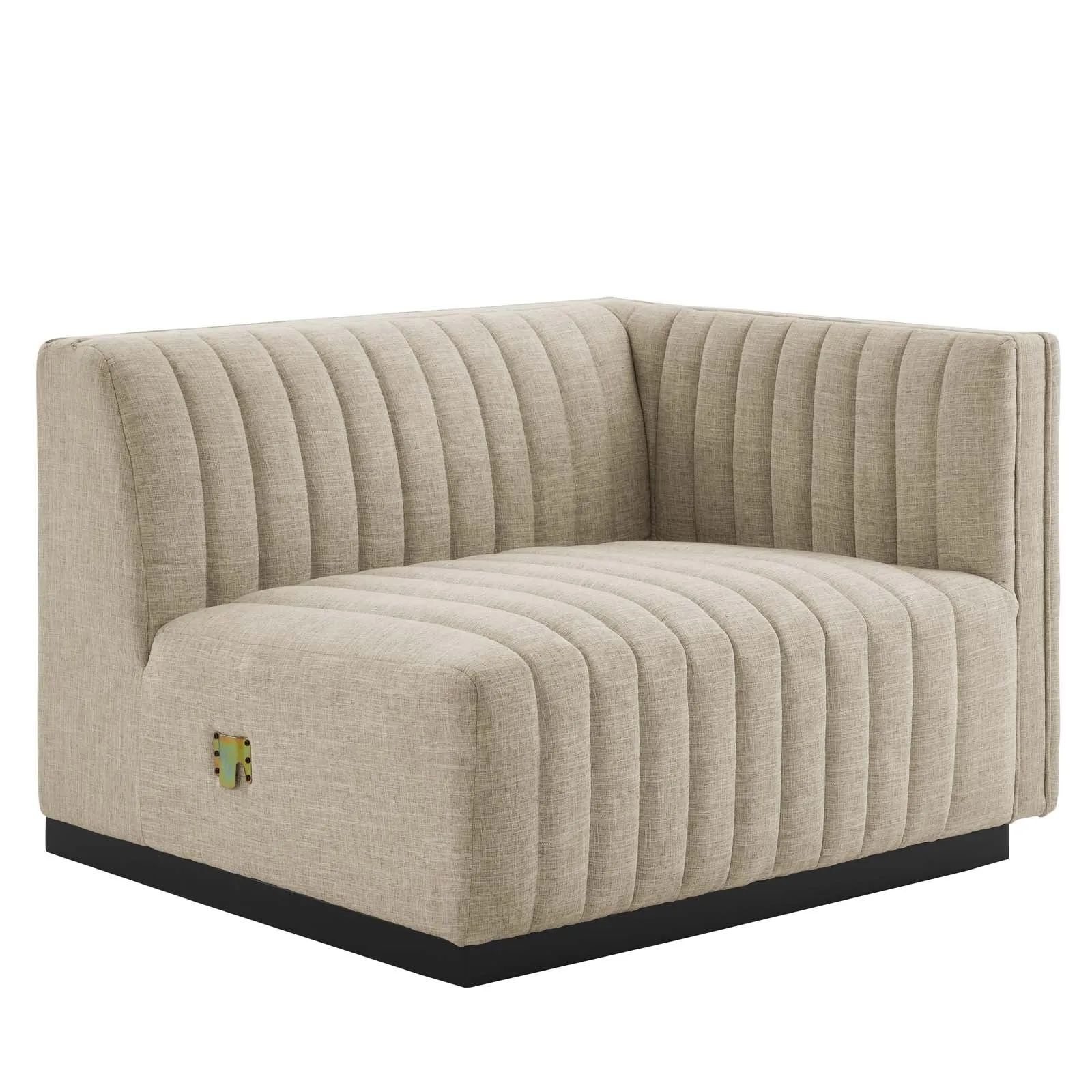 Conjure Channel Tufted Upholstered Fabric Sofa by Modway