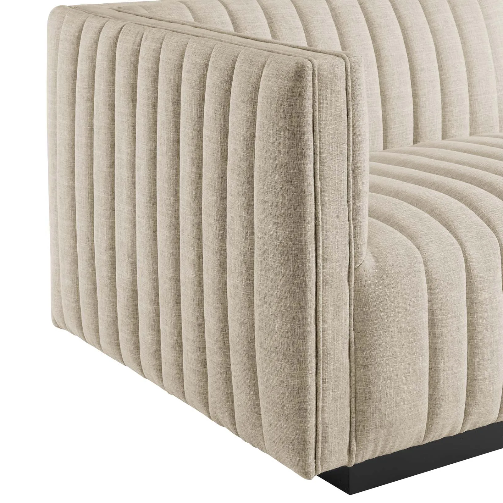 Conjure Channel Tufted Upholstered Fabric Sofa by Modway