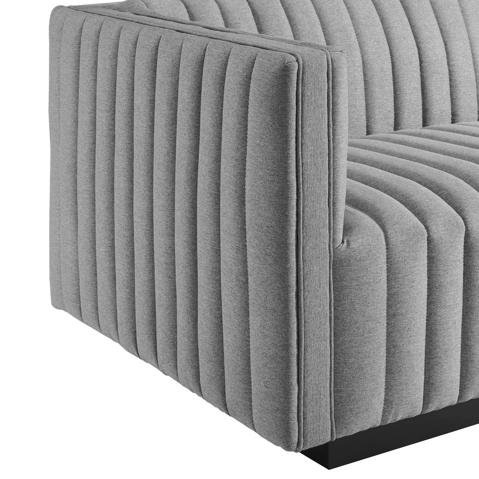 Conjure Channel Tufted Upholstered Fabric Sofa by Modway