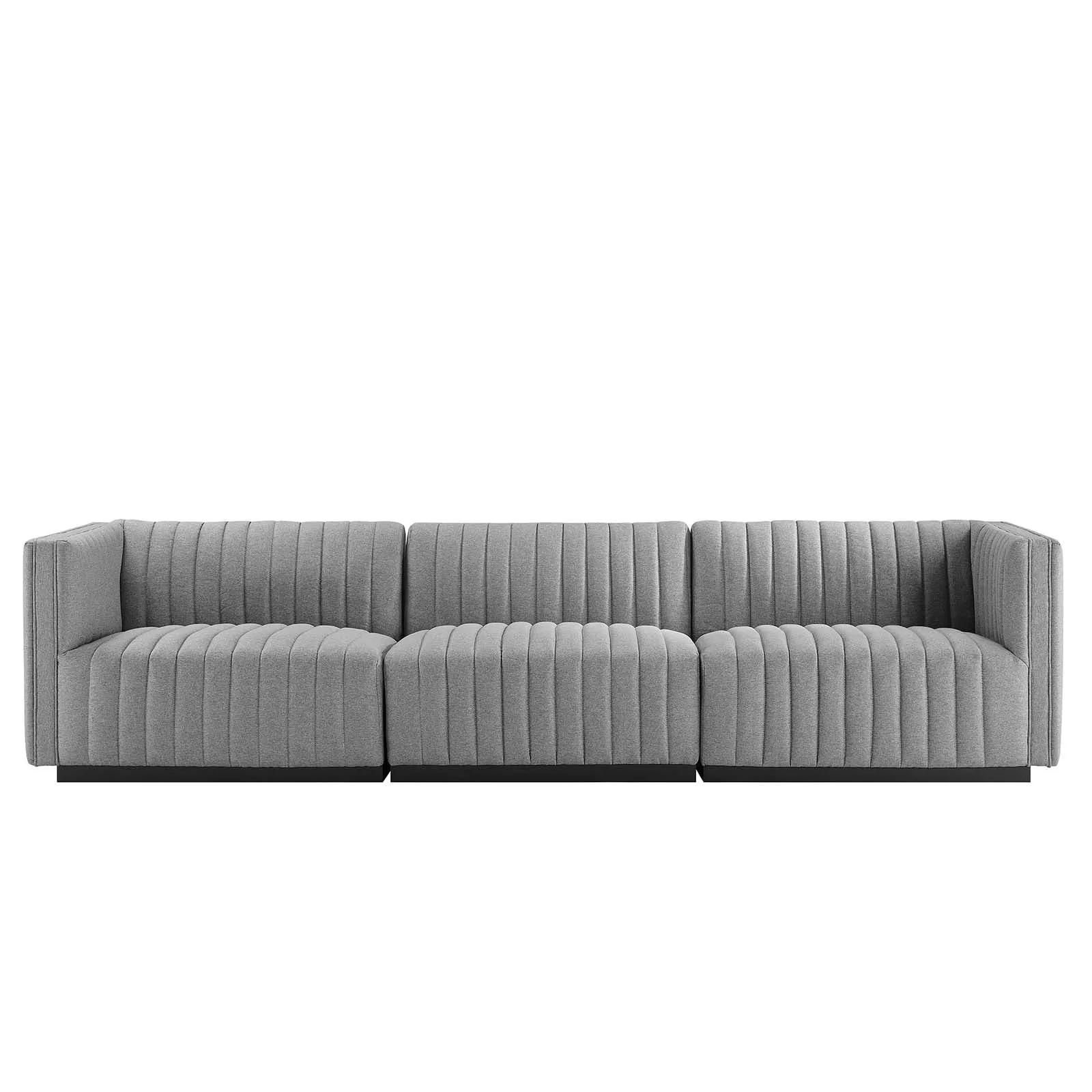 Conjure Channel Tufted Upholstered Fabric Sofa by Modway