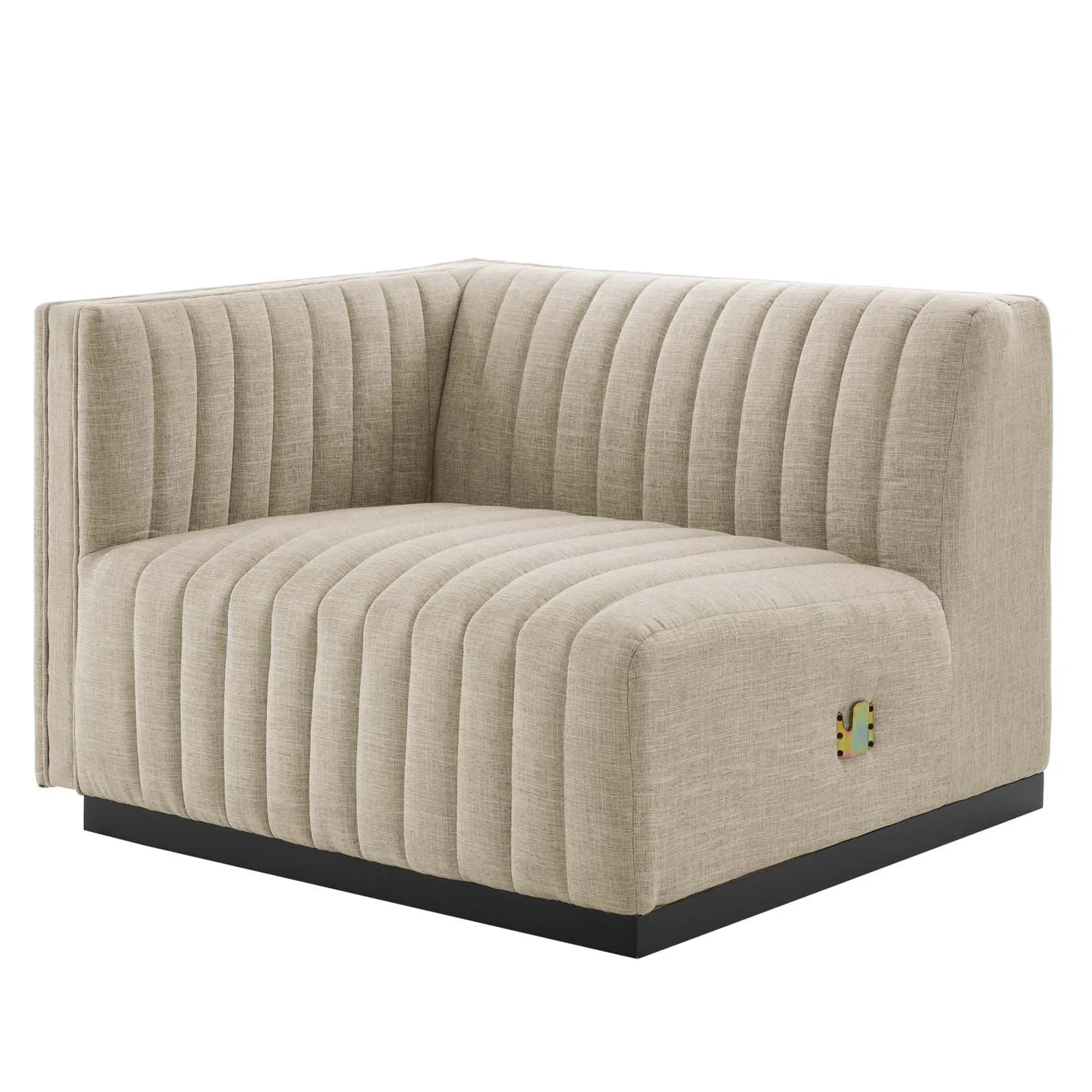 Conjure Channel Tufted Upholstered Fabric Sofa by Modway