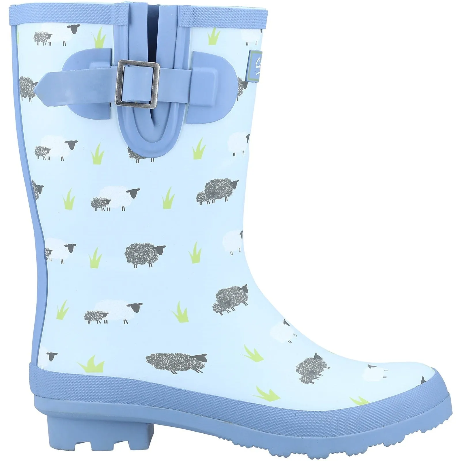 Cotswold Farmyard Womens Printed Mid Wellington