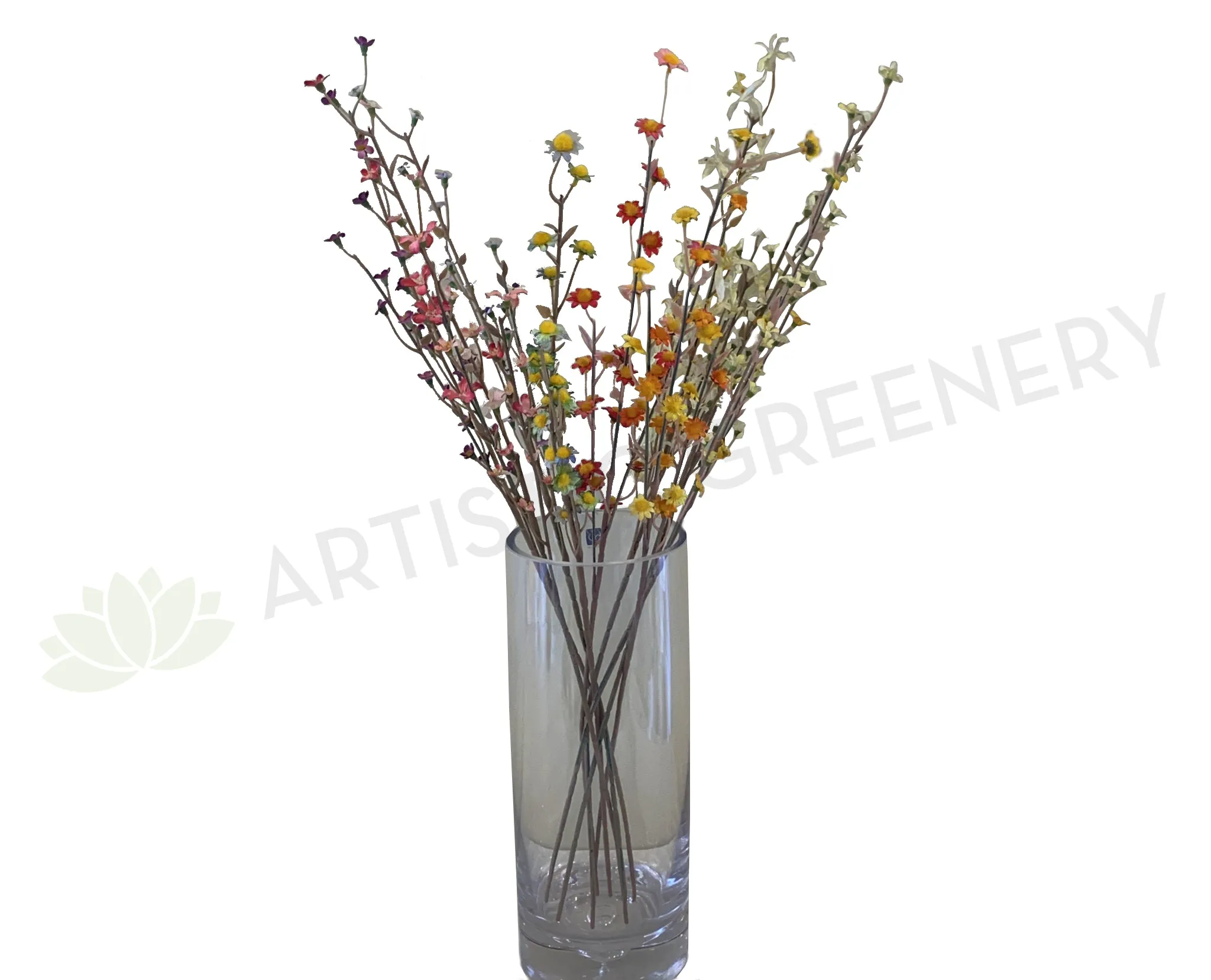 F0289 Small Wild Flower Spray 59cm 9 Styles