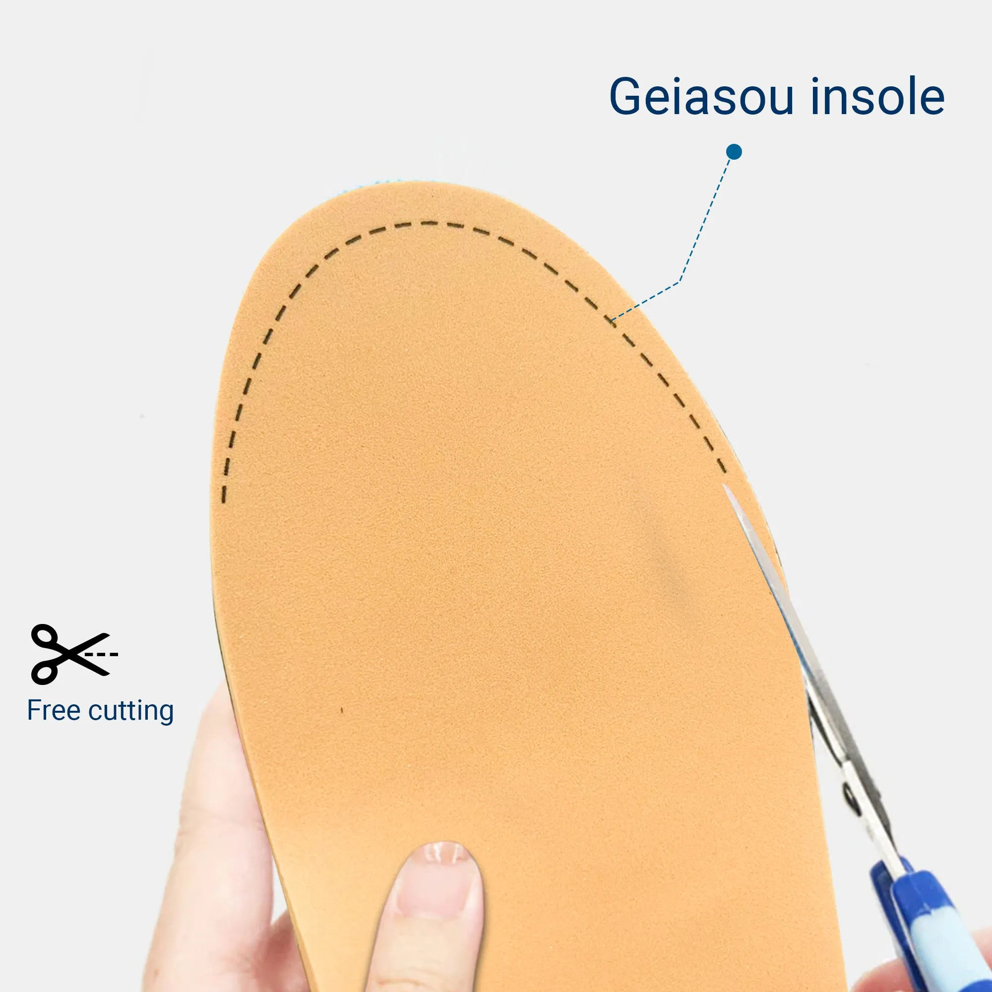 GEIASOU Orthotic Insoles Comfort Memory Foam Arch Support Foot Pain Relief