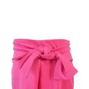 Hot Pink Side Bow Detail Shorts