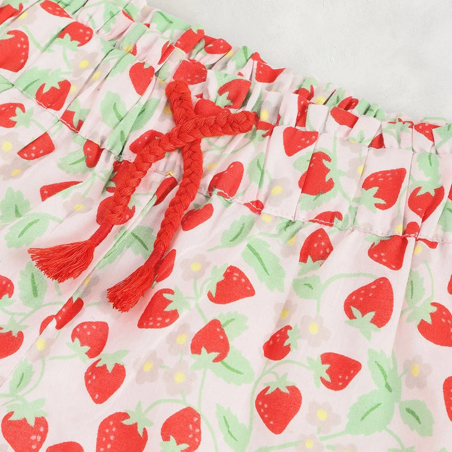 Kids Sweet Strawberry Shorts