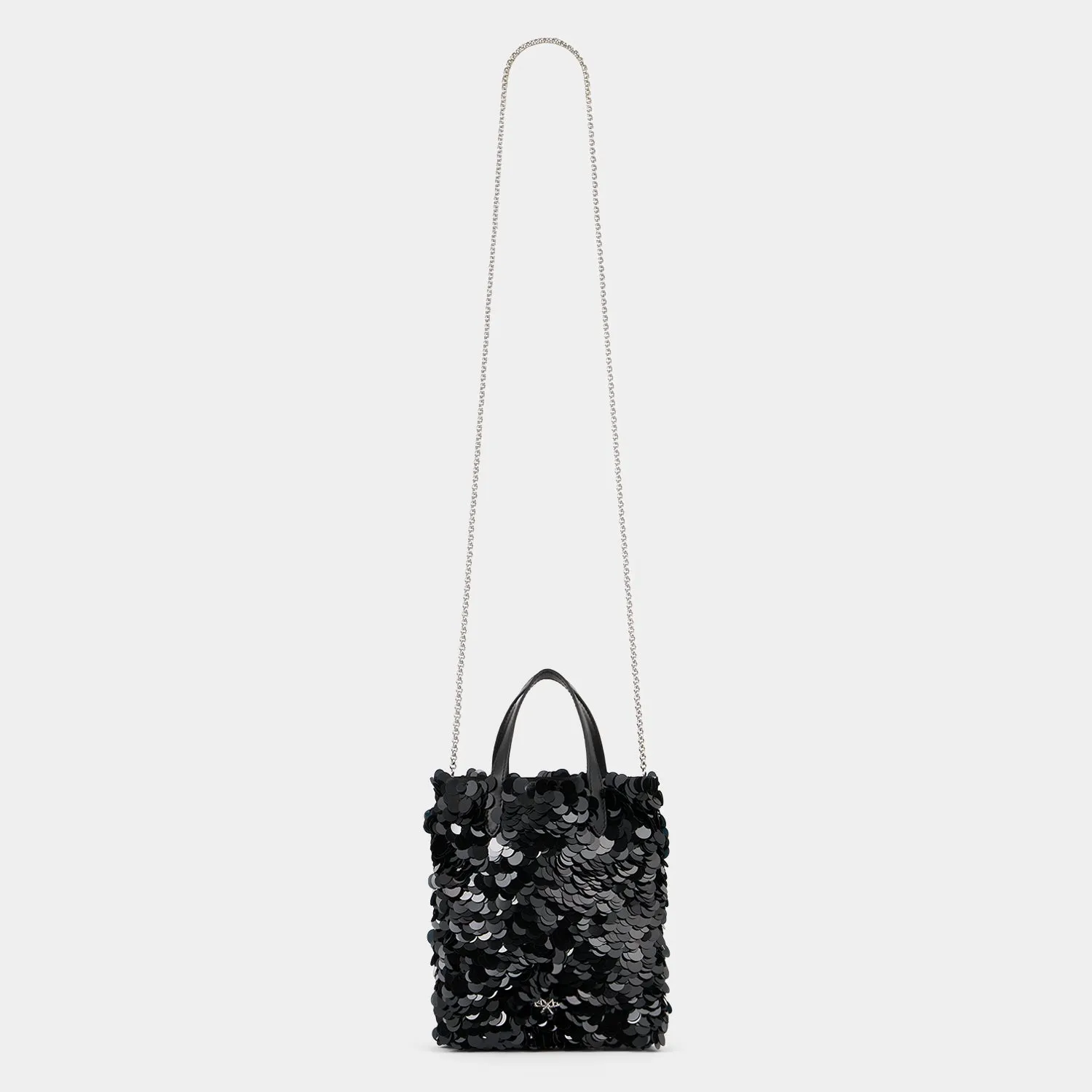 Mini N/S Eyes Embellished Cross-body Tote