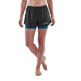 SKINS SERIES-3 WOMEN'S X-FIT SHORTS BLACK